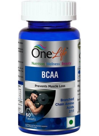 OneLife BCAA Prevents Muscle Loss 60 Tablets